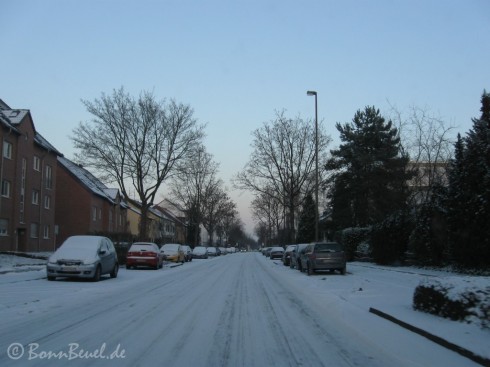 Beuel bei Schnee 19.12.09 Rudolf-Hahn-Straße