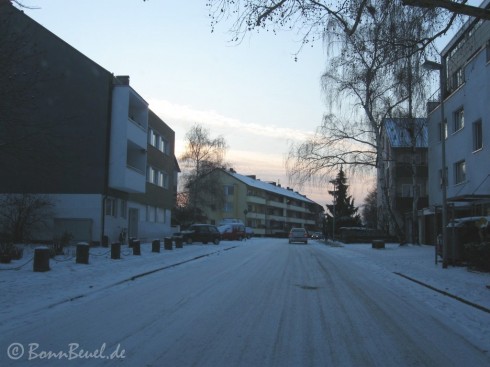 Beuel bei Schnee 19.12.09 Friedrich-Friesen-Straße