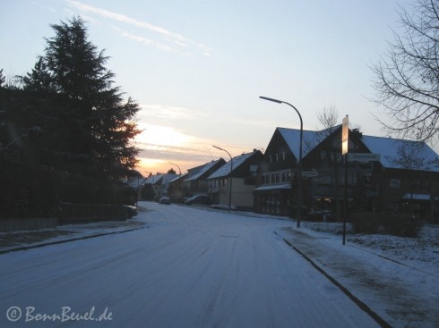 Beuel bei Schnee 19.12.09 Limpericher Straße - Kreuzherrenstraße