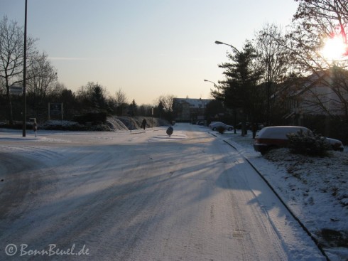 Beuel bei Schnee 19.12.09 - Limpericher Straße