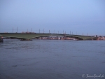 Hochwasser am 10.1.11 - Kennedybrücke