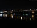 komplette Kennedybrücke bei Nacht