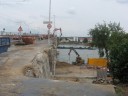 Bild - Kennedybrücke Abrissarbeiten Brückenkopf