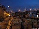 Bild - Kennedybrücke Baustelle bei Nacht