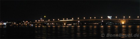 Kennedybrücke bei Nacht 13.03.08