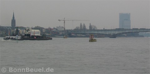 Raumschiff Buran Bonn Beuel Posttower Langer Eugen Kennedybrücke