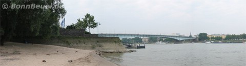 Sandstrand am Rhein Bonn Beuel