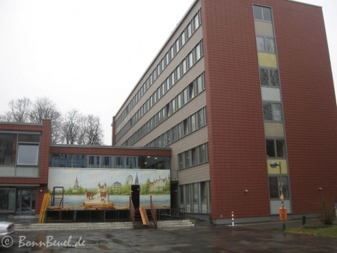 Beueler Rathaus - Vorbereitung für Weiberfastnacht (17.02.09)