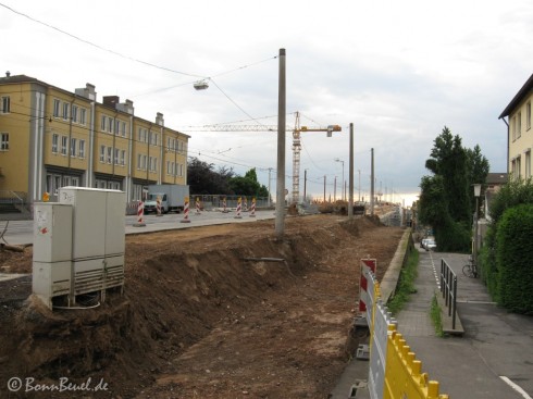 Beuel: Blickrichtung Kennedybrücke - 19.05.09