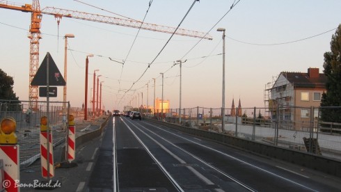 Kennedybrücke: von Beuel nach Bonn am 24.08.09